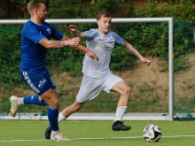 Jakub Koutny hätte kurz vor der Pause als Torschütze sowie als Vorlagengeber den Pausenrückstand gegen den TuS Steinbach abwenden können, das klappte allerdings wie so vieles bei diesem Auftritt der TSG Bretzenheim nicht.