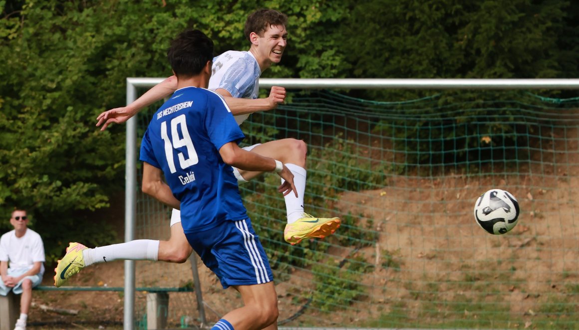 Johannes Gerhling stand bei der 0:1-Niederlage in der Hinrunde gegen den TuS Mechtersheim in der Anfangself. Er kehrte vor der Partie beim Tabellenführer ins Training zurück.