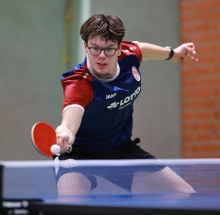 Ole Kaspers gewann sein erstes Einzel gegen den SV Niklashausen nach 0:2-Satzrückstand.