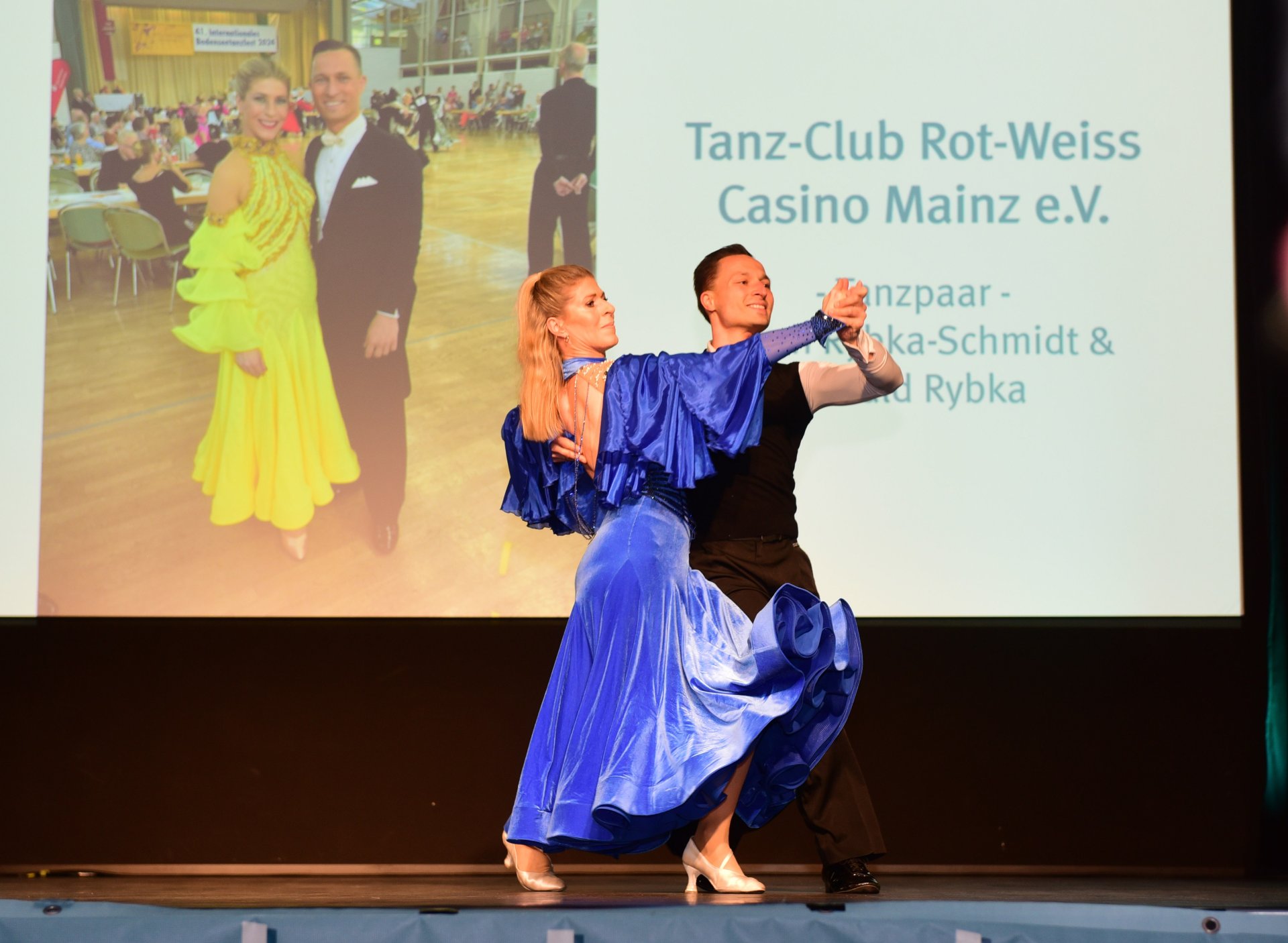 Und weil's so schön war, noch einmal: Sarah Schmidt-Rybka und Harald Rybka.