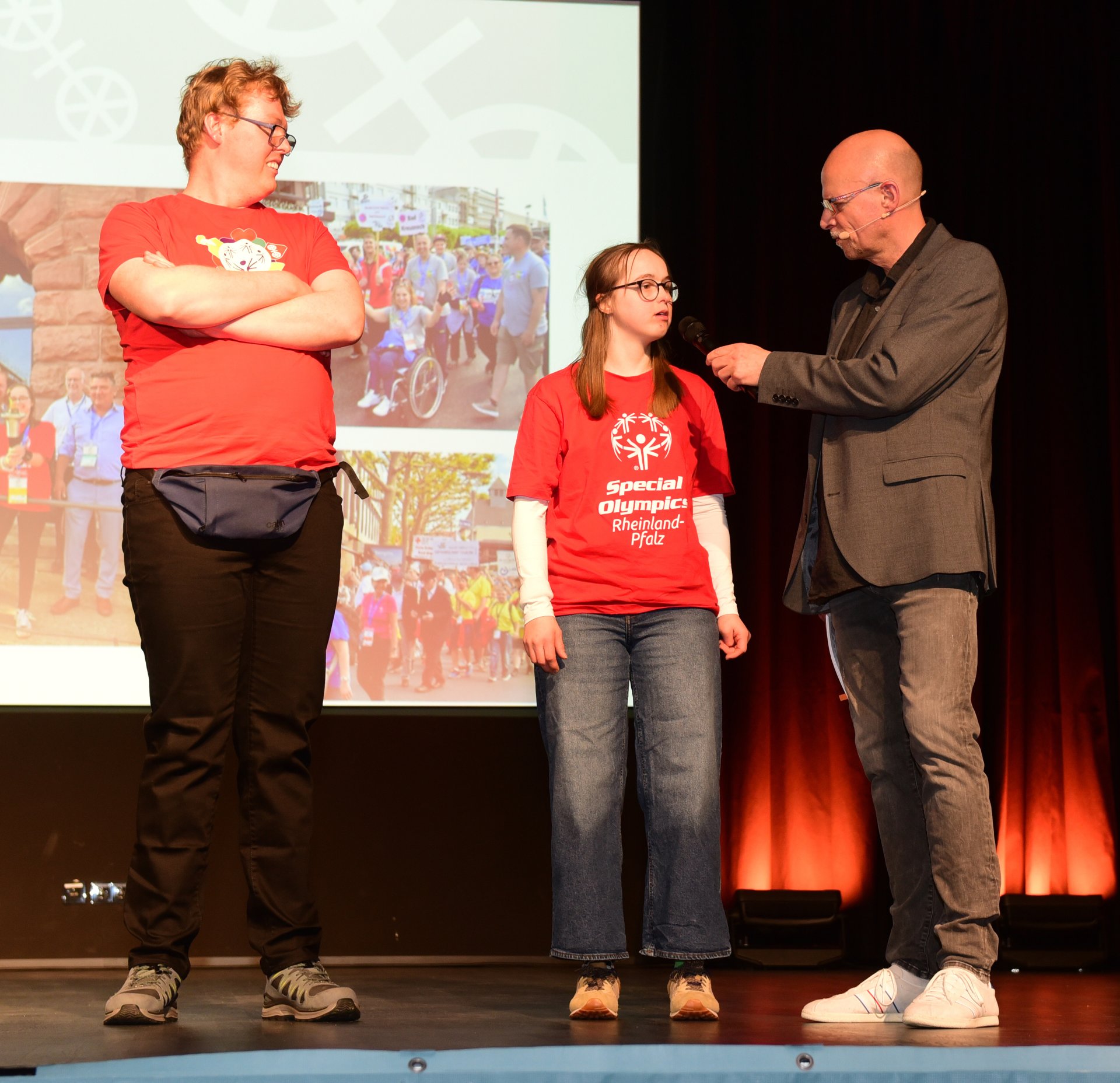Begeisterte Botschafter und Teilnehmer der Special Olympics: Johanna Stenner & Fabian Warsinsky.