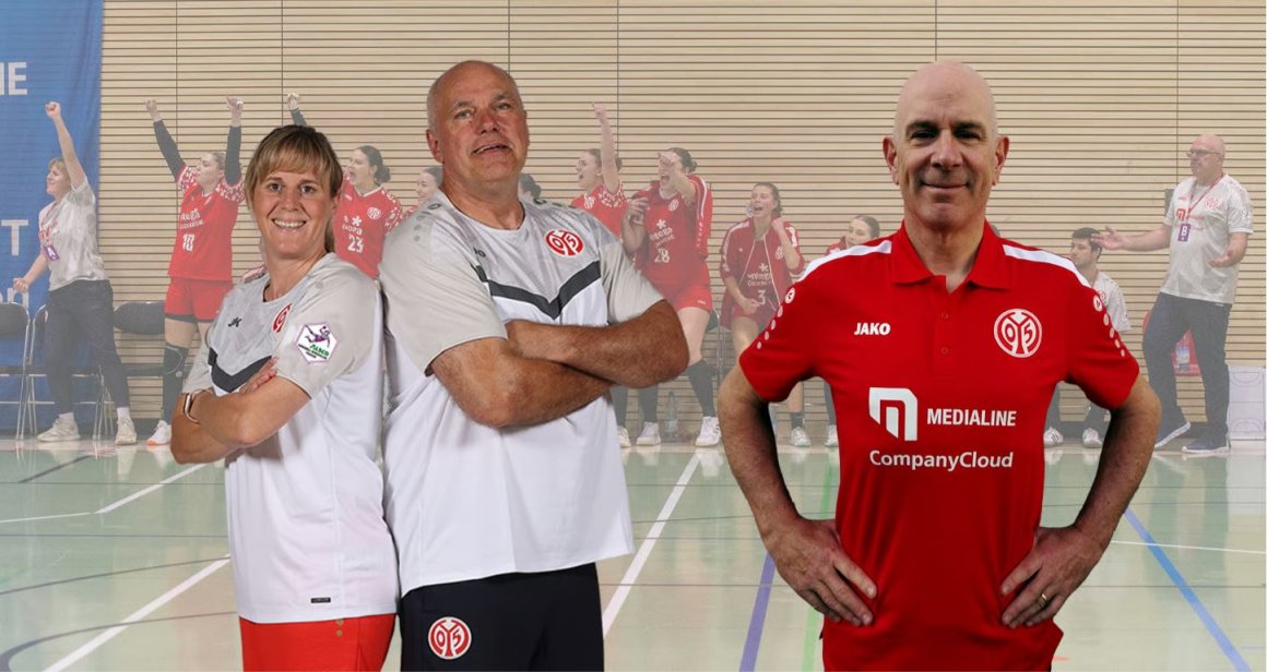 Judith Schura und Jörg Schulze bleiben, Marc Rhein (r.) ist da: Handball-Zweitligist FSV Mainz 05 nutzte die Punktspielpause, um die Trainerfragen für die nächste Saison zu klären.