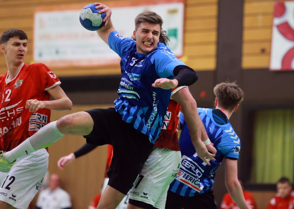 Lucas Weil ist hinter Positionskollege Lars Ludwig ertragreichster Feldtorschütze der Sportfreunde, auch in St. Ingbert traf er gleich siebenmal.