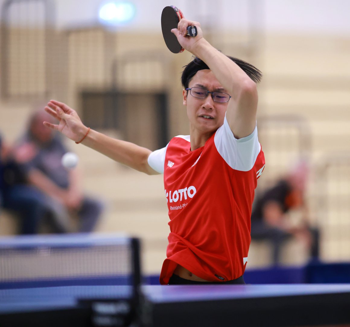 Sechs Einzel hatte Nathan Lam seit seinem Aufstieg ins vordere Paarkreuz verloren. In Hilpoltstein drehte der Franzose die Spieße um.