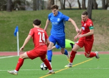 Dominik Ahlbach brachte die Schottler in ihrer starken zweiten Halbzeit in Führung.