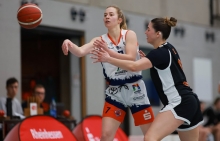 Alina Dötsch war eine der wenigen Spielerinnen, die unter der Woche am Training teilnahmen.