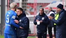 Jacob Roden musste in der 39. Minute wegen eines Handspiels auf der eigenen Torlinie das Feld verlassen.