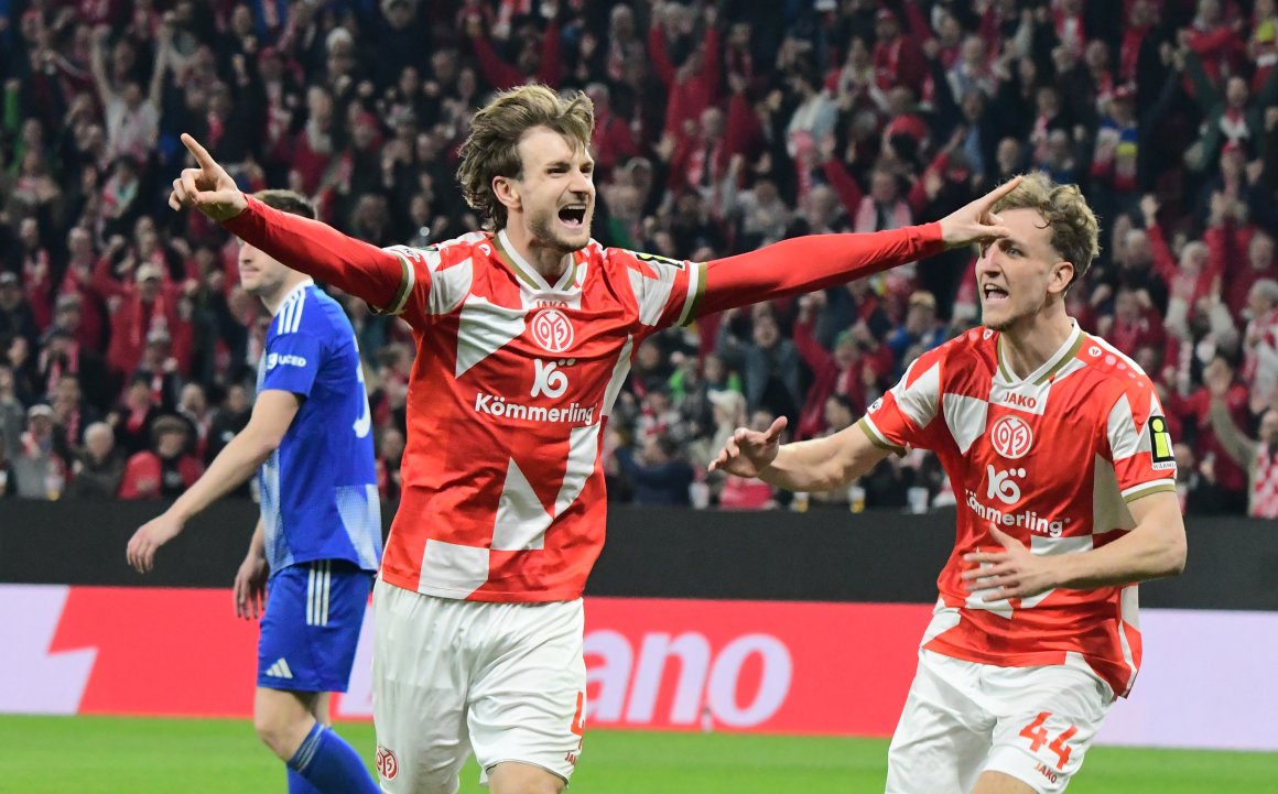 Setzt auch auf die Fans: Stefan Posch, hier nach seinem 1:0 im Rückspiel gegen Sigma Olmütz.
