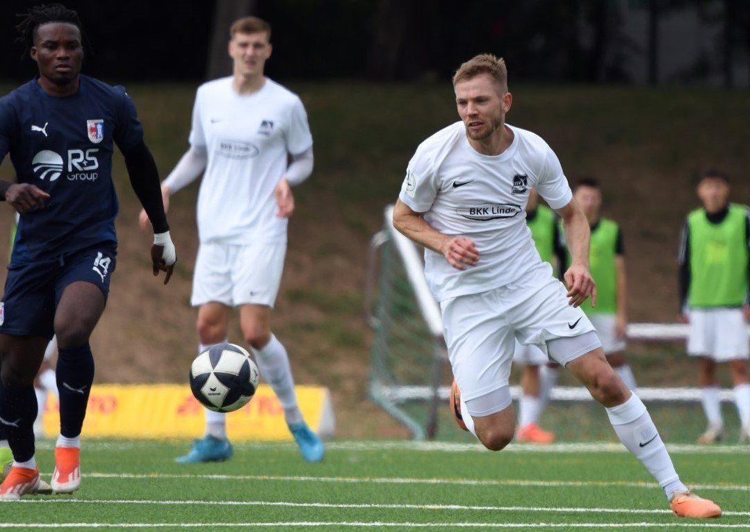 Leon Kern kam in Aspach nach einer knappen Stunde aufs Feld und öffnete die Partie durch den Anschlusstreffer.