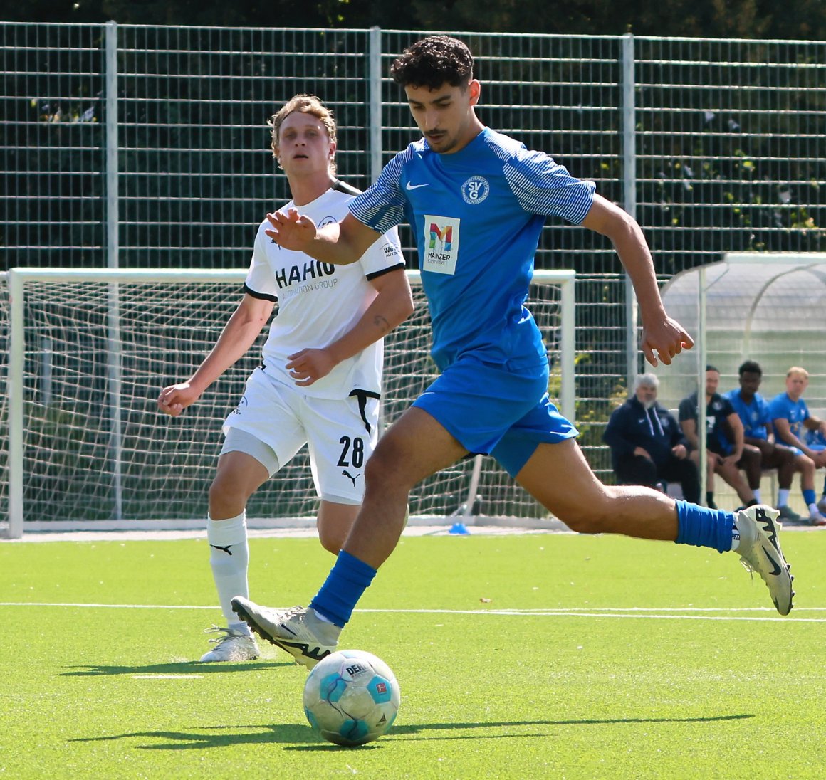 Cem Demir kam kurz nach dem Seitenwechel von der Bank und erzielte in der Schlussphase den Siegtreffer für den SV Gonsenheim in Koblenz.