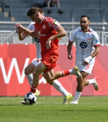 Fabio Moreno Fell brachte die U23 in Balingen in Führung.