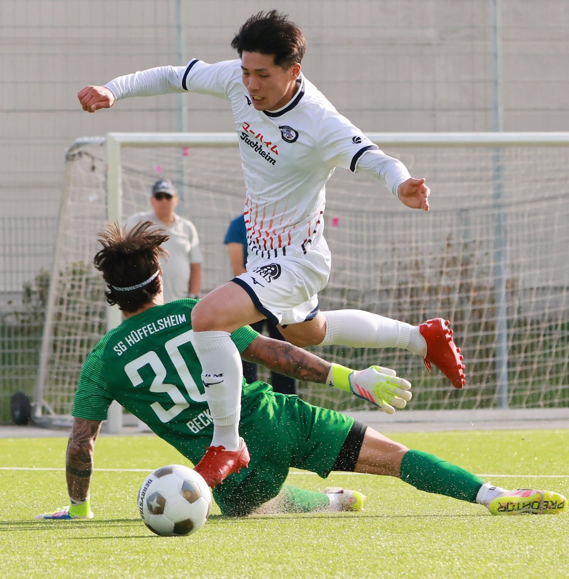 Yuto Utsugi brachte den FC Basara in Kandel Mitte der ersten Halbzeit in Führung.