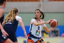 Charlotte Kriebel meldete sich in Dillingen zum richtigen Zeitpunkt in Topform zurück.