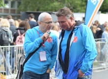Veteranen des Long-Distance-Runs: Jo Schindler (l.) in seiner letzten Saison als Rennleiter und Ex-Bürgermeister Günter Beck in seinem ersten Jahr als Ruheständler.