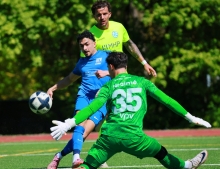 In dieser Szene kurz vor der Pause fehlen Dennis de Sousa Oelsner...