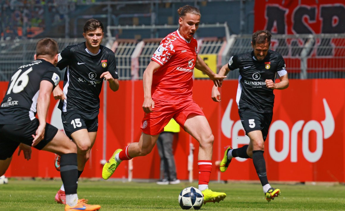 Tebo Gabriel durfte erstmals in seiner ersten Aktivensaison zwei Partien in der U23 hintereinander durchspielen.