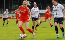 Vorsprung durch Technik: Chiara Bouziane begeisterte beim 5:0 gegen den FC Ingolstadt nicht nur wegen ihrer beiden Treffer...