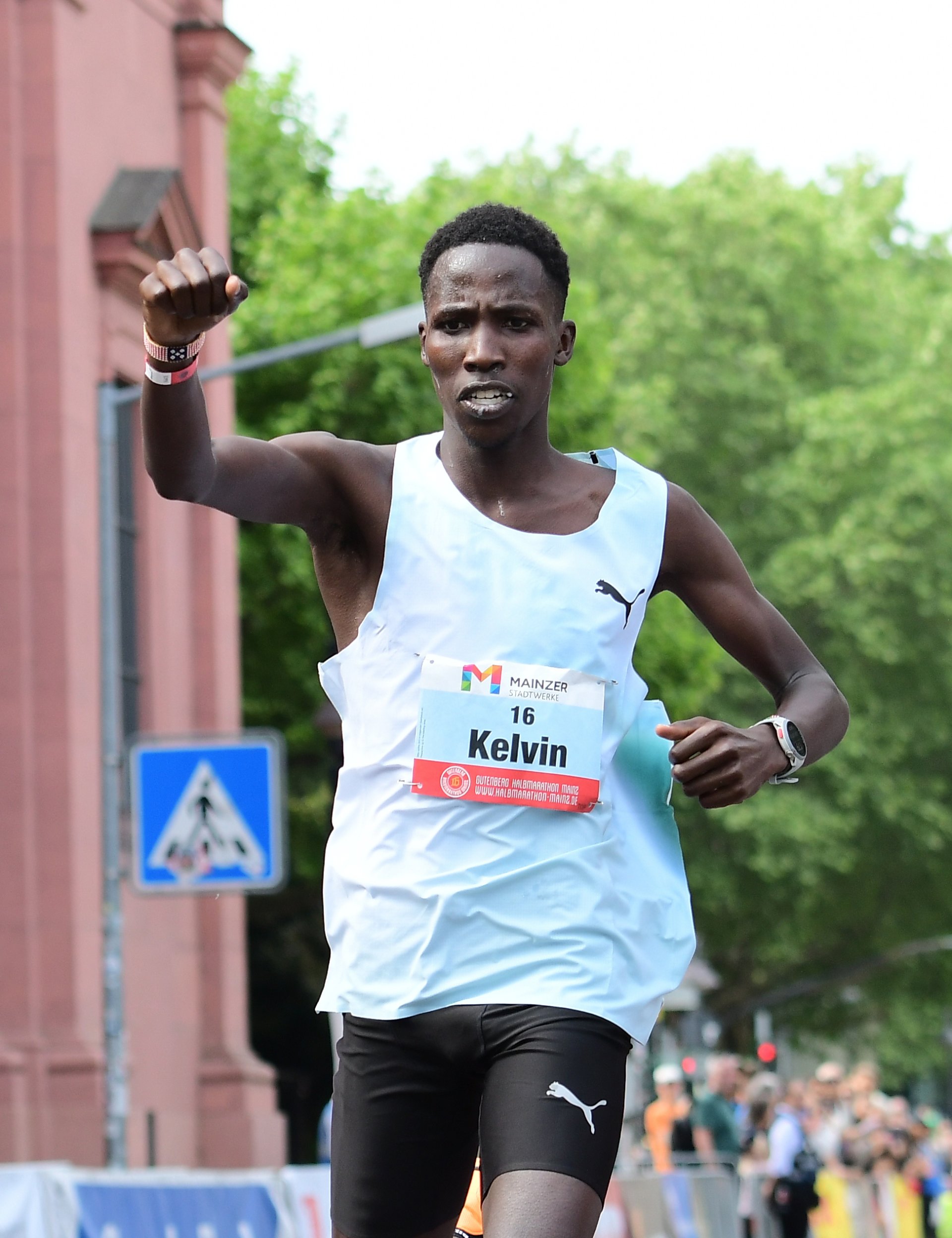 Als Pacemaker verpflichtet, als Zweiter angekommen: Kelvin Kipruto.