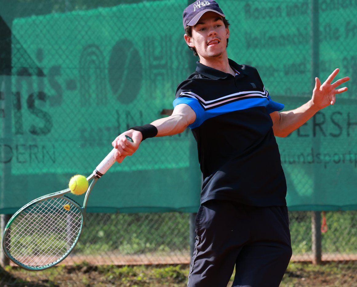 10:8 im Matchtiebreak: Felizian Maicher holte für die TSG Bretzenheim in Worms einen der beiden Punkte im Einzel.