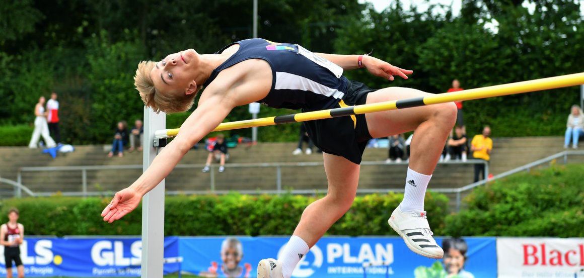 Johannes Böcher vom USC Mainz ist einer der Topathleten bei den rheinland-pfälzischen Leichtathletikmeisterschaften.