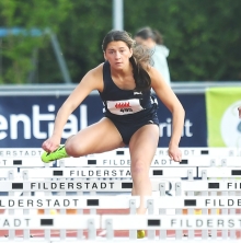 Mit neuer Bestzeit über 100 Meter Hürden stieg Lilijana Skoro in Bernhausen ein. Zu Ende bringen konnte sie den Wettkampf nicht.