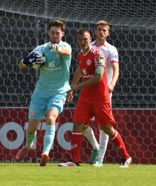 Bislang hütete Maximilian Kinzig das Tor der U23. In die neue Saison geht der Keeper als Nummer drei der Profis.