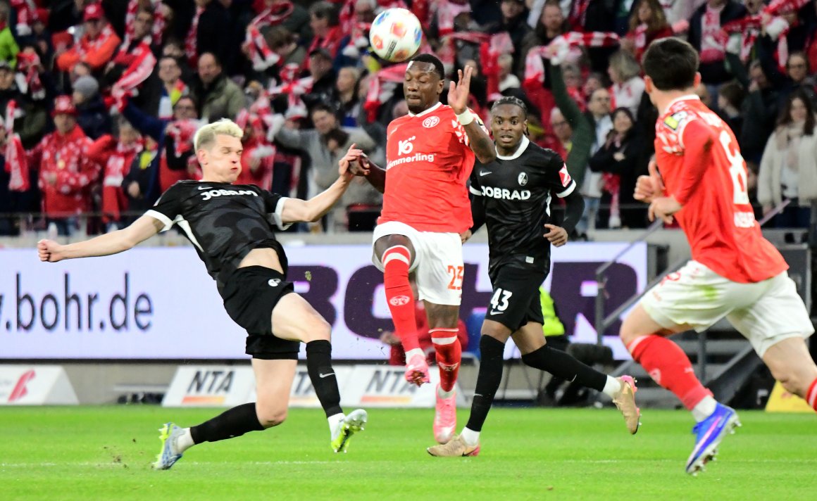 Im Sturm des FSV Mainz 05 (M. Sheraldo Becker) sind viele Kombinationen möglich.