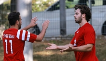 Im Kader der SVW Mainz finden sich weiter viele langjährige Kräfte wie Tim Gabel (l.) und Patrick Wagner, aber mehr als ein Dutzend neue Kräfte wollen ihnen die Plätze streitig machen.