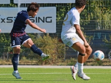 Makoto Saeki hätte zu Beginn der Schlussphase den FC Basara in Führung bringen müssen. 