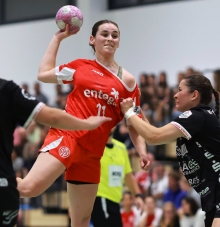 Christine Burgard war im ersten Spiel der neuen Saison mit sechs Treffern erfolgreichste 05-Schützin.