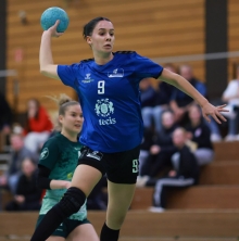 Emily Reese ist auch in der neuen Saison bei den Sportfreunden Budenheim in der Spielmacherposition. Für den Geschmack von Trainerin Nikoletta Nagy drücken ihre Teamkolleginnen aber zu viel Verantwortung auf sie ab.