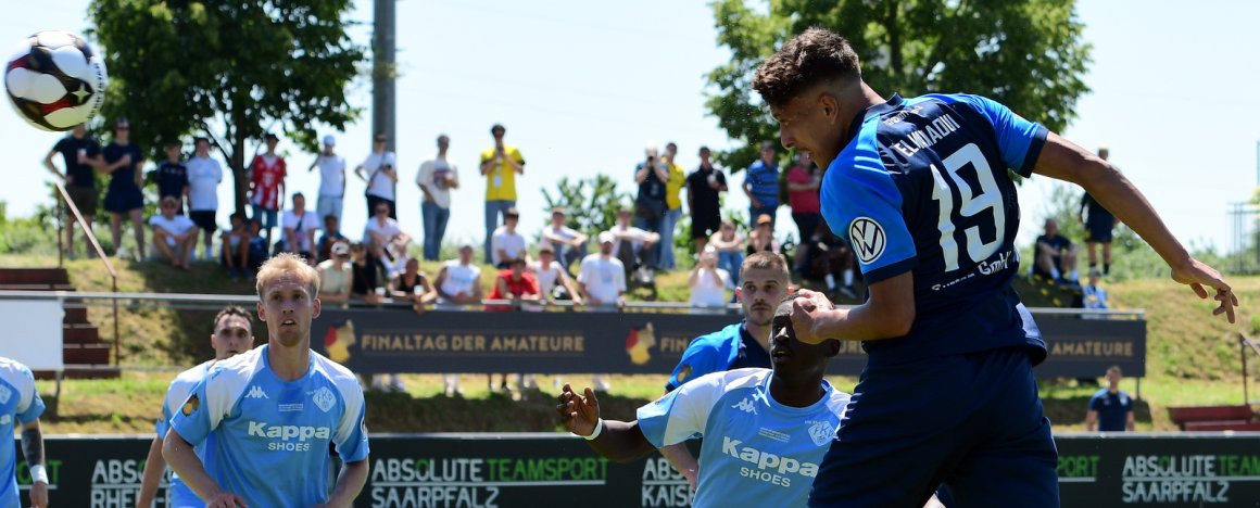 Das jüngste Aufeinandertreffen mit dem FK Pirmasens entschieden Abdellatif El Mahaoui und der TSV Schott für sich. Es war das Pokalfinale im Mai.