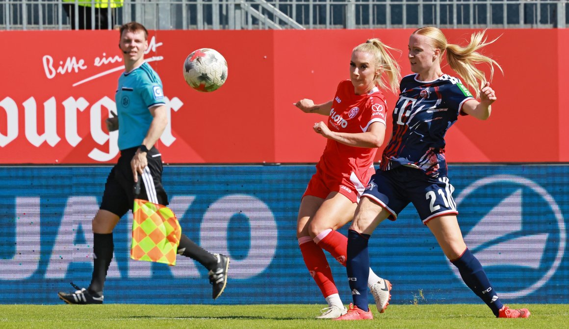 Zu Gast beim Ex-Klub: Chiara Bouziane (l.) spielte von 2022 bis 2024 für den SC Freiburg.