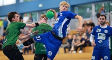 Youngster Ben Thierfelder kam im Stadtderby der Oberliga für die TSG Bretzenheim auf vier Treffer, drei davon schon in den Anfangsminuten.