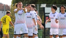 Keine sechs Minuten dauerte es, bis Torben Seib das 1:0 zelebrieren konnte...