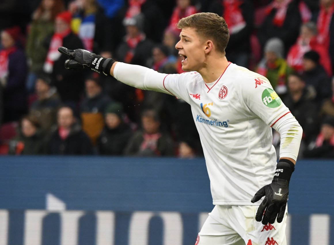 Beim FSV Mainz 05 kam Finn Dahmen in der Bundesliga nur zum Zug, wenn Robin Zentner ausfiel...