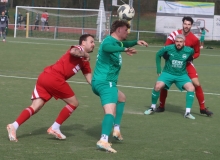 Die Paare Jan Gabel und Tom Zimmer sowie Francesco Teodonno und Thomas Mirkes, hier beim Aufeinandertreffen in der vergangenen Saison, könnten so auch beim Wiedersehen zusammenfinden.