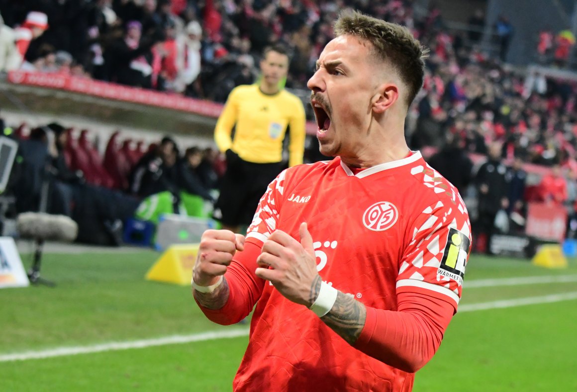 Traf im fünften Bundesligaauswärtsspiel hintereinander: Siegtorschütze Phillip Tietz.