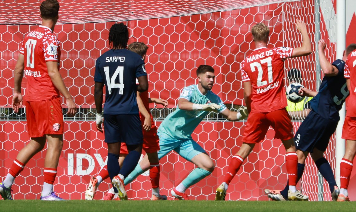 Die Bilanz der U23 gegen die SG Barockstadt ist ausbaufähig. Vorige Saison endete die Partie in Mainz 2:2, in Fulda unterlagen die 05er mit 1:2.