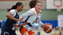 Als der USC Freiburg in der Schlussphase auf acht Punkte herangekommen waren, traf Jordan Barron einen Dreier zum 63:52.