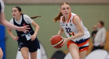 Svea Rehders' Aufgabe wird es sein, die Kreise der Bamberger Topscorerin Jackie Grisdale einzuschränken.