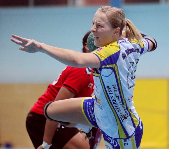 Eine verlässliche Größe im Bretzenheimer Angriff war Lara Leuckefeld, die ihre sieben Treffer auf die gesamte Spielzeit verteilte.