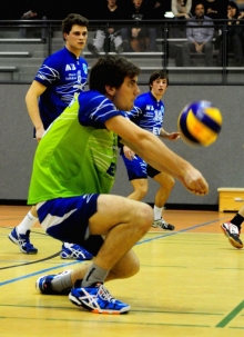 Ein wichtiger Faktor beim 3:0-Sieg der TGM Gonsenheim in Konstanz: In der Annahme zeigten sich Matthias Kohl und seine Mitspieler im Vergleich zu den Vorwochen deutlich verbessert.