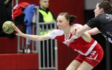 Julia Löbich konnte in dieser Woche nur eine der drei Trainingseinheiten wahrnehmen. Dass sie gegen den BSV Sachsen Zwickau deshalb schwächeln wird, ist damit freilich nicht gesagt. Im Hinrundenspiel in Zwickau war Löbich erfolgreichste Torschützin der 05er.