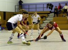 Schwierig war es für Julia Brüning und den TSV Schott, die geordnete Nürnberger Defensive auszuspielen. Wenn das mal gelang, fehlte es beim Abschluss an der Kaltschnäuzigkeit.