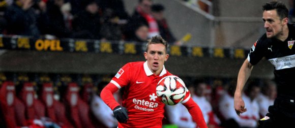 Pablo de Blasis' starke Leistung aus dem Paderborn-Spiel macht den Ausfall von Jonas Hofmann für die 05er etwas erträglicher.