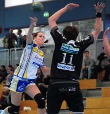 Vanessa Weber hat sich im Rückraum des SG-Oberligateams zu einer Hauptschützin entwickelt. Auch gegen den TuS Neunkirchen war sie mit ihren vier Feldtoren zweiterfolgreichste Schützin nach Lara Leuckefeld.