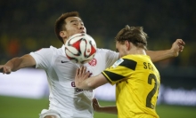 Shinji Okazaki hatte die frühe Mainzer Führung eingeleitet, Marcel Schmelzer schoss die Ecke, die zum 1:1 durch Neven Subotic führte.