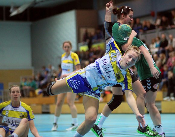 Keine Probleme hatten Lara Leuckefeld und ihre SG TSG/DJK Bretzenheim im Hinspiel mit der HSG Dutenhofen/Münchholzhausen. Ähnlich souverän soll es nun möglichst auch bei der Nachholpartie am Sonntag in Wetzlar aussehen.