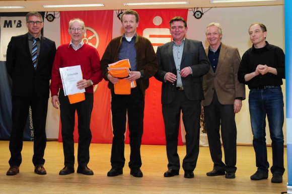 Stammgäste bei der Sportlerehrung: die Sportschützen Werner Grimm und Horst Hitzenbichler von der Gehörlosensportgemeinschaft Mainz.